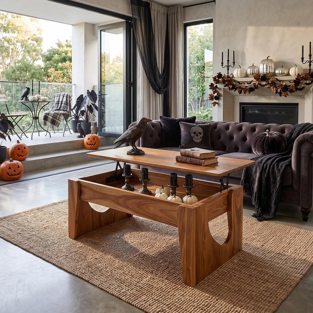 Handcrafted Halloween Lift Top Coffee Table Urban Loft