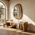 Designer Entryway Bench Organic Modern Home