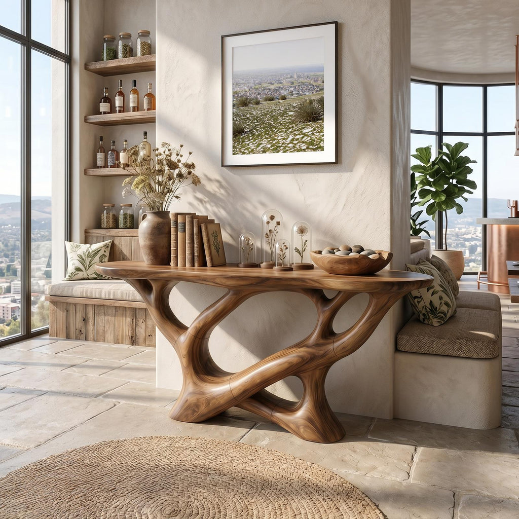 Modern Infinity Console Table Luxury Residence