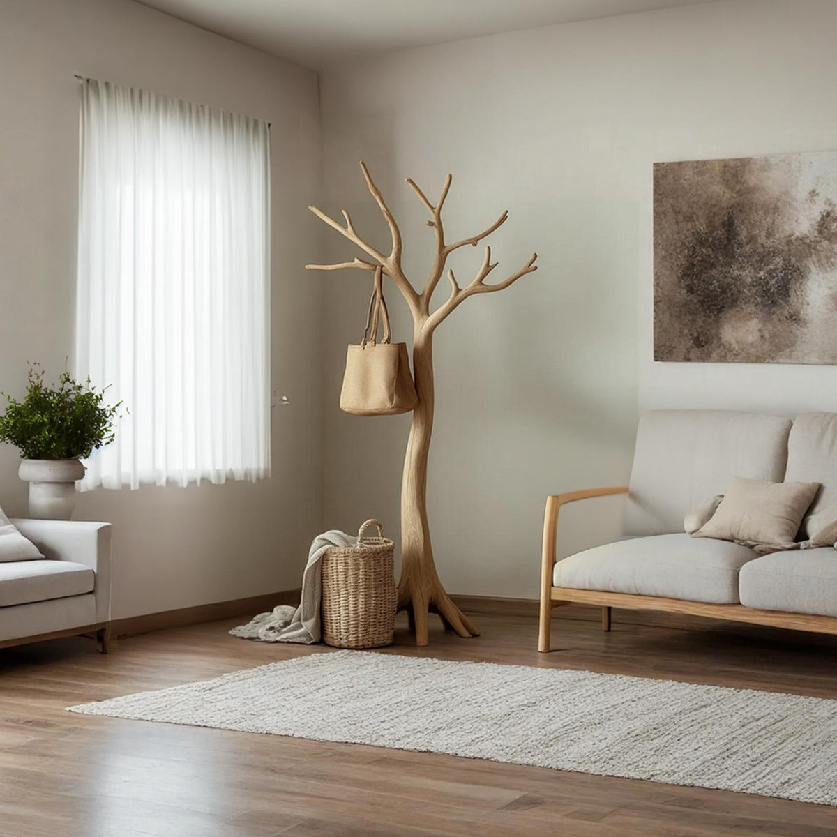 Custom Coat Rack Solid Wood Living Room Decor Gifts Decorations