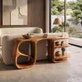Organic Double Loop Console For Contemporary Living Room