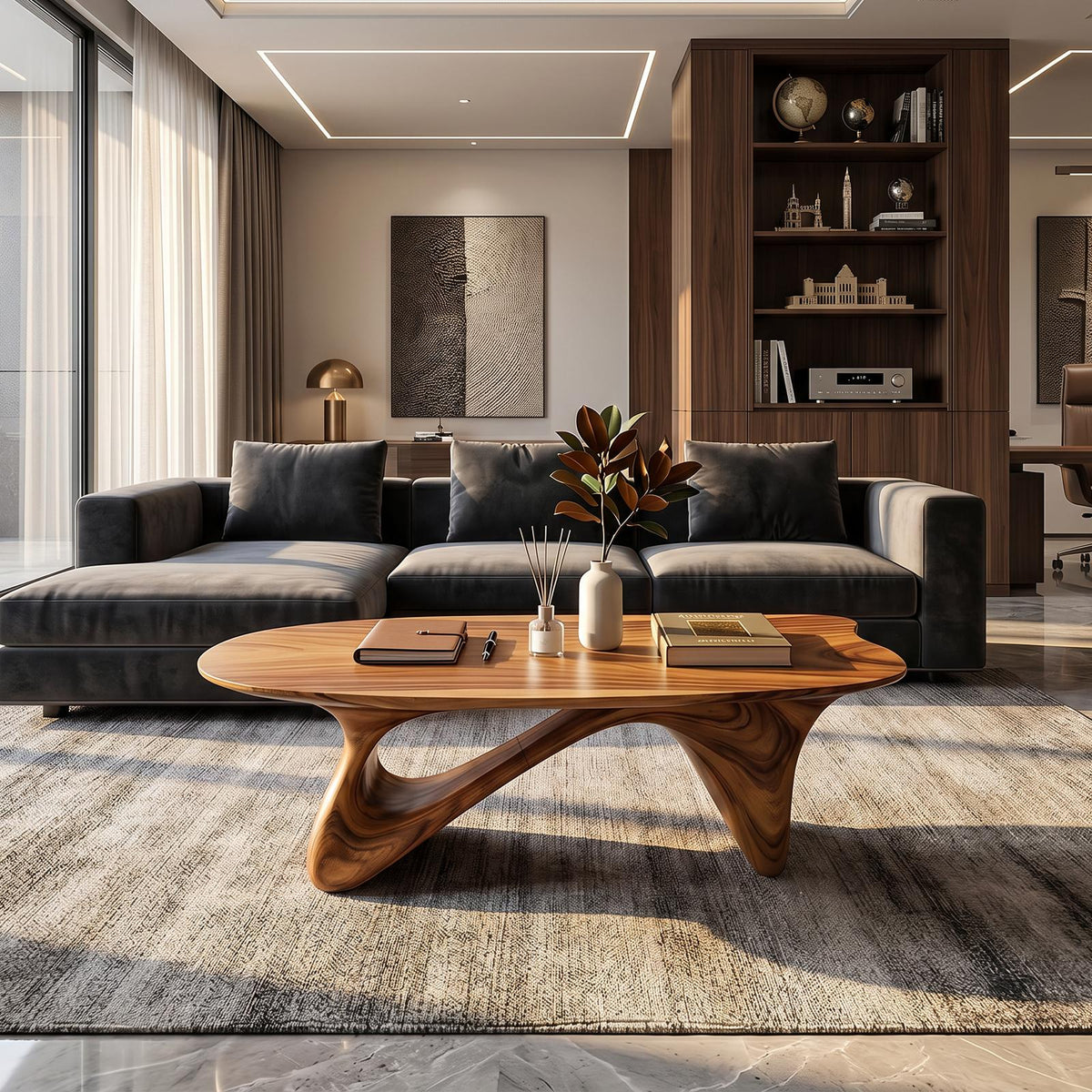 Farmhouse Low Table For Warm Living Room SILDTTRCF020