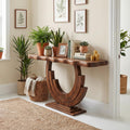 Luxury Infinity Console Table Designer Entryway