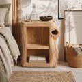 Handcrafted Live Edge Nightstand For Elegant Bedroom SILDTTNNS011