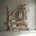 Tree Branch Standing Coat Rack Wall Mount Coat Rack Shoe Storage