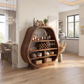 Handcrafted Wine Bar Cabinet Dining Room