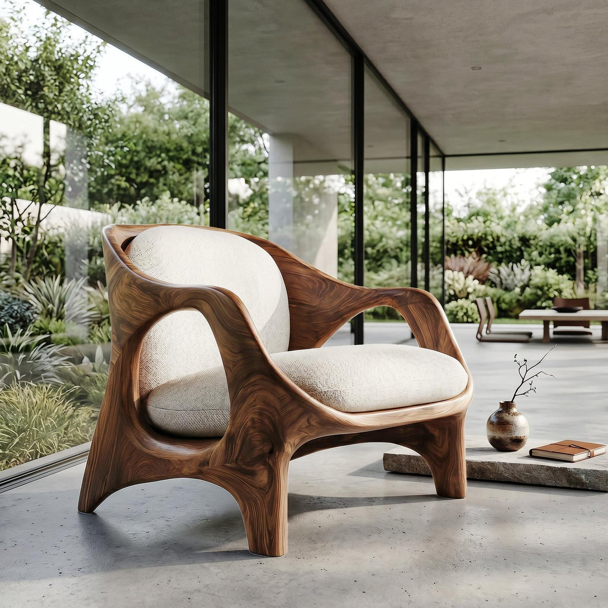 Modern Handcrafted Armchair For Living Room