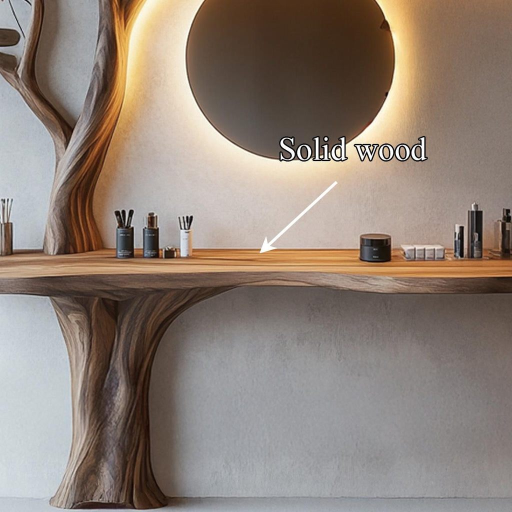 Rustic Organic Tree Design Vanity Bathroom Or Home Spa