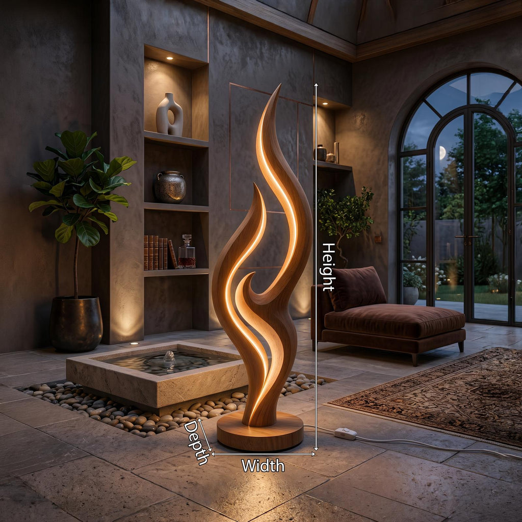 Contemporary Double Wave Lamp For Lounge Area SILDTTNLAM038