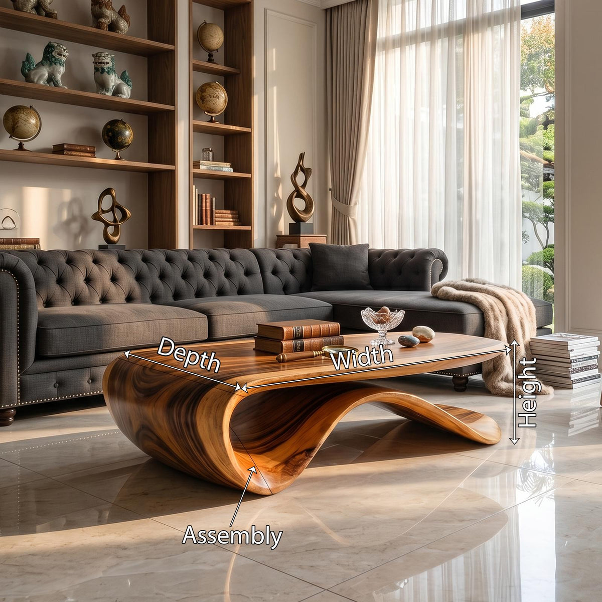 Farmhouse Coffee Table For Traditional Room Design