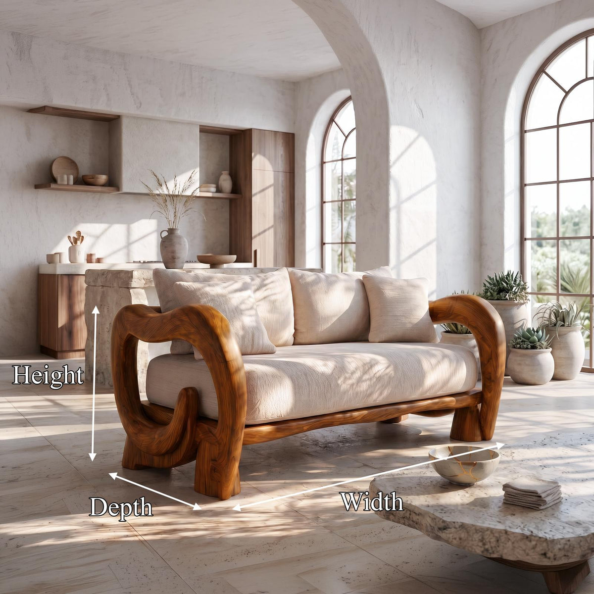 Handcrafted Sofa Frame For Living Room