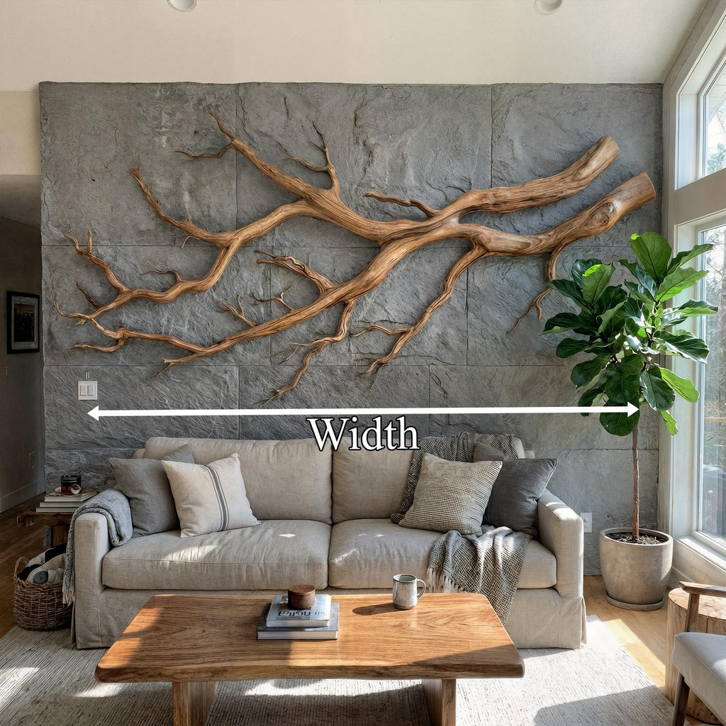 Modern Farmhouse Driftwood Branch Wall Decor Living Room