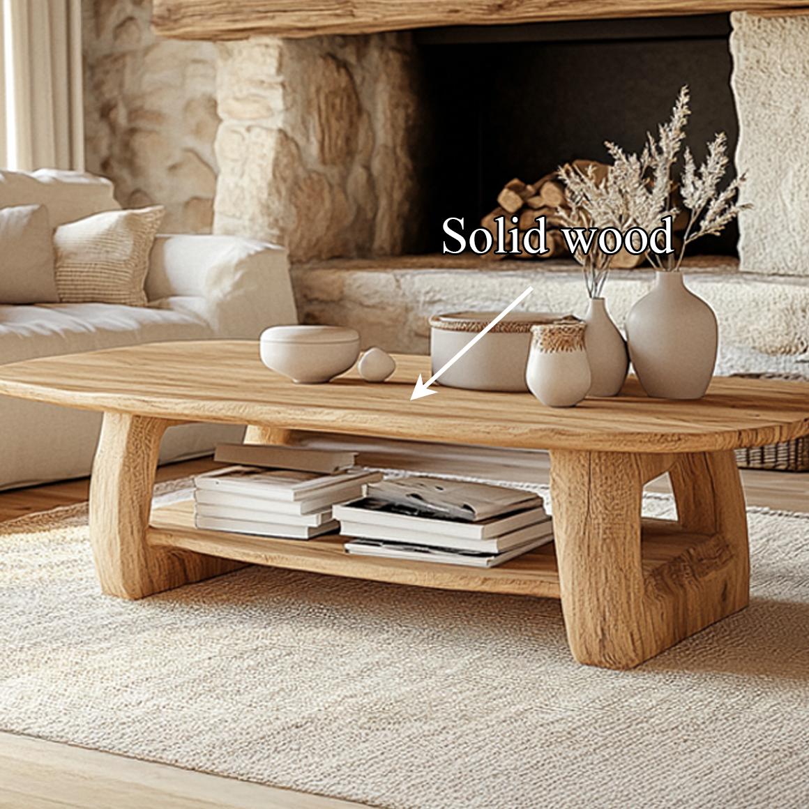 Rustic Organic Coffee Table Living Room Or Cottage Room