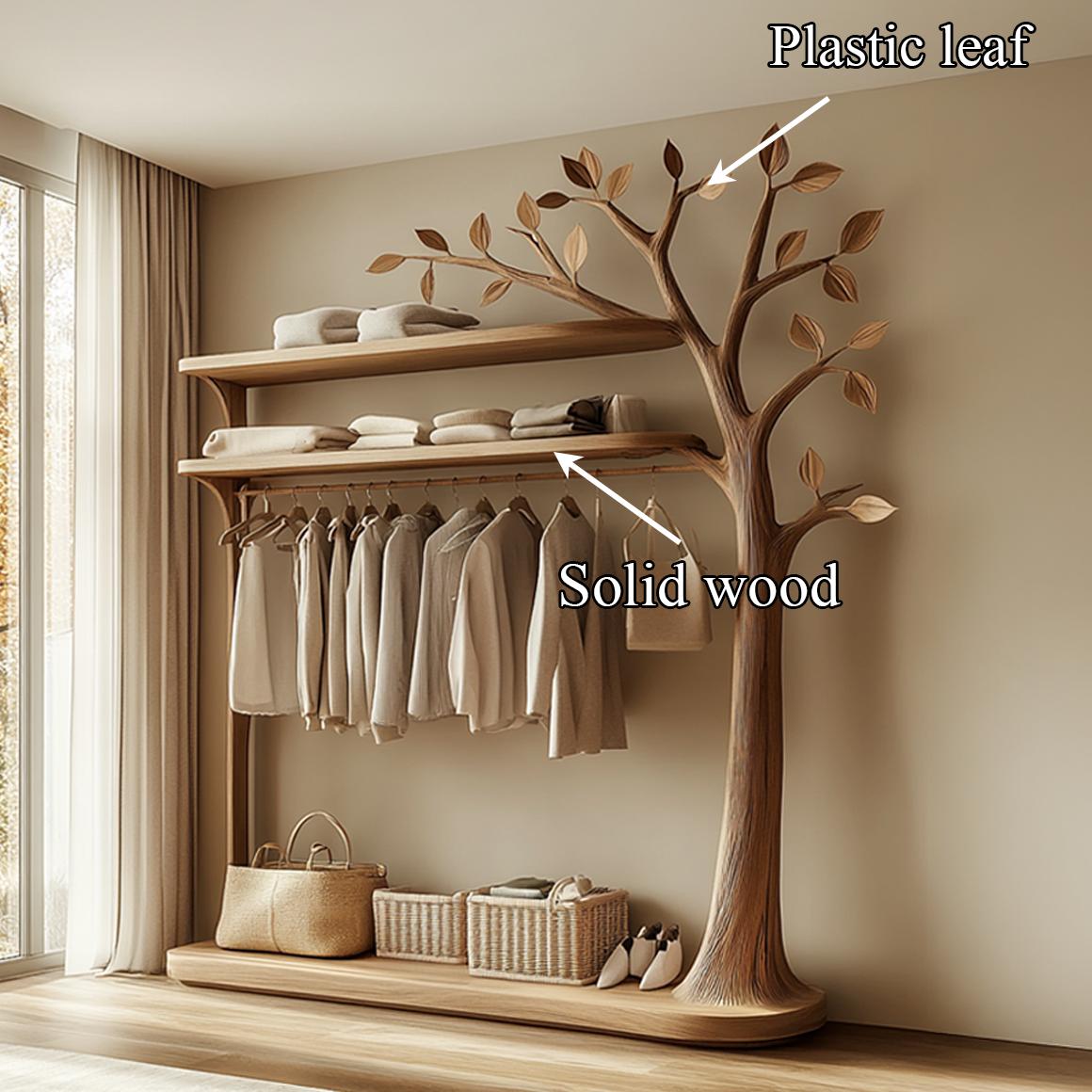 Rustic Wardrobe Organizer Bedroom Entryway Mudroom