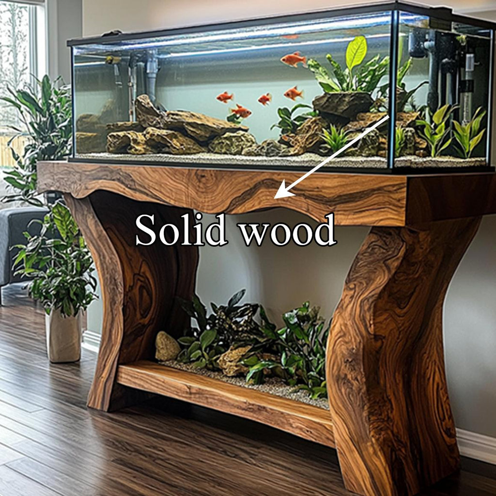 Rustic Organic Luxury Aquarium Stand Living Room Or Sunroom