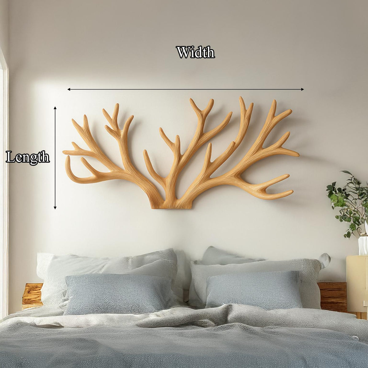 Rustic Tree Wall Panel For Bedroom And Headboard Space