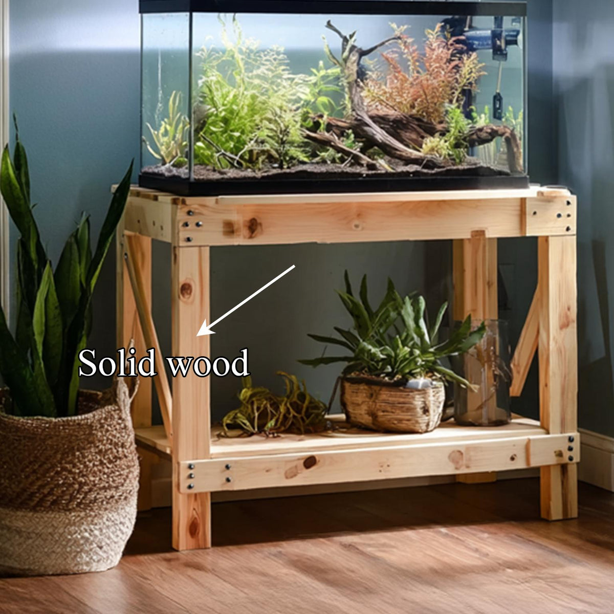 Rustic Aquarium Stand Living Room Or Office