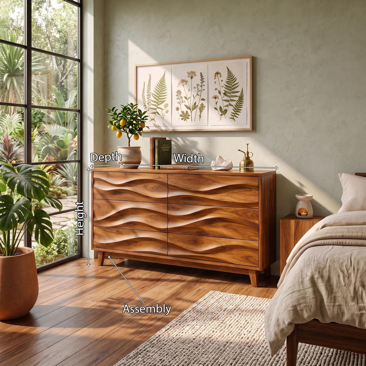 Modern Flow Chest Dresser For Spacious Bedroom SILDTTNDR008