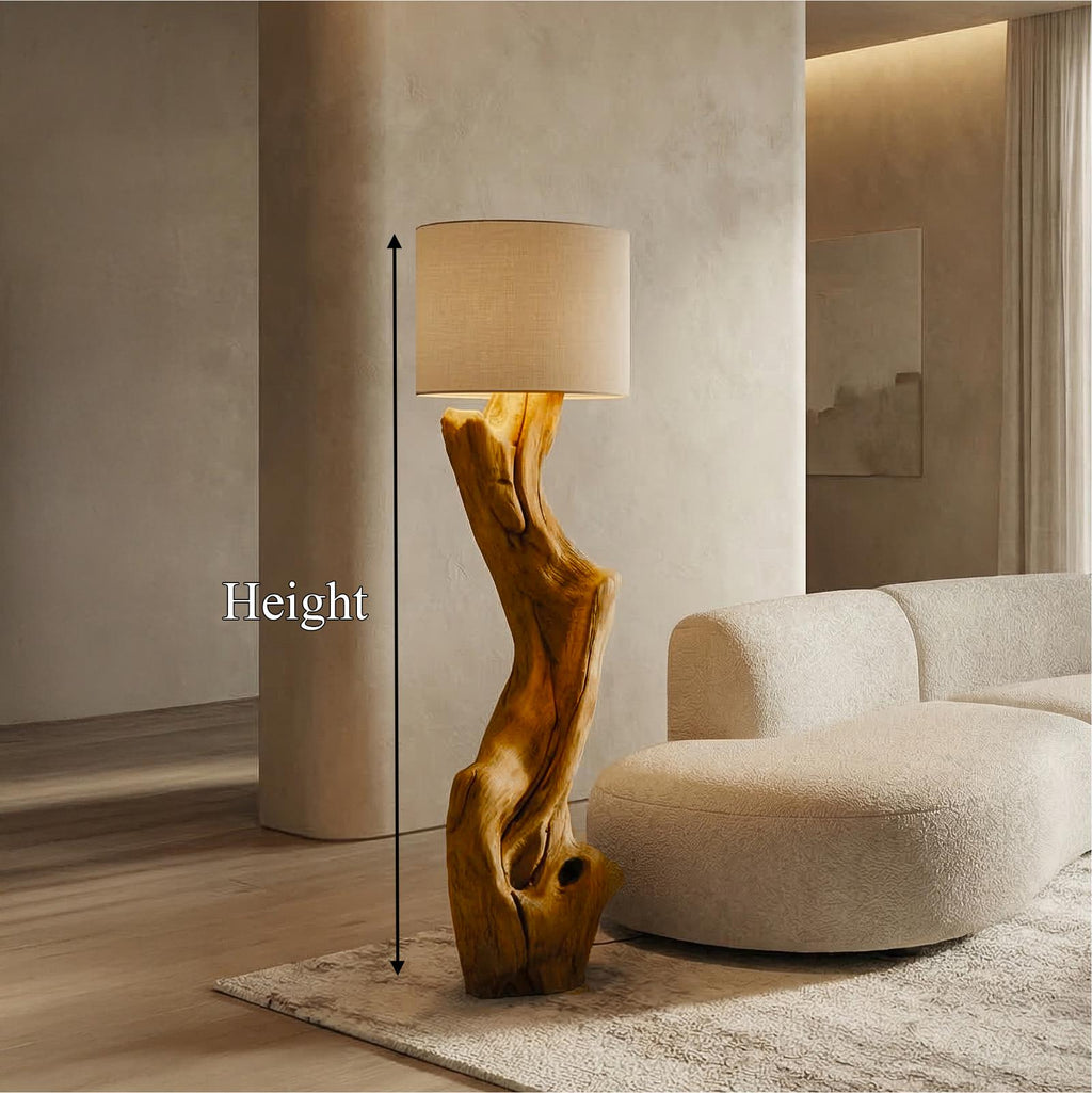 Sculptural Tree Floor Lamp For Living Room And Corner