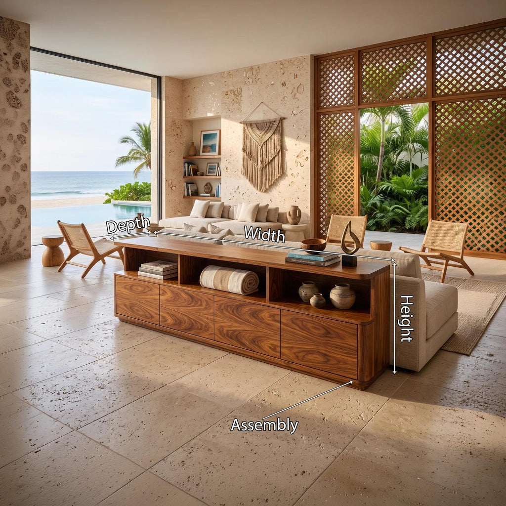 Contemporary Cabinet Console Table For Elegant Entryway