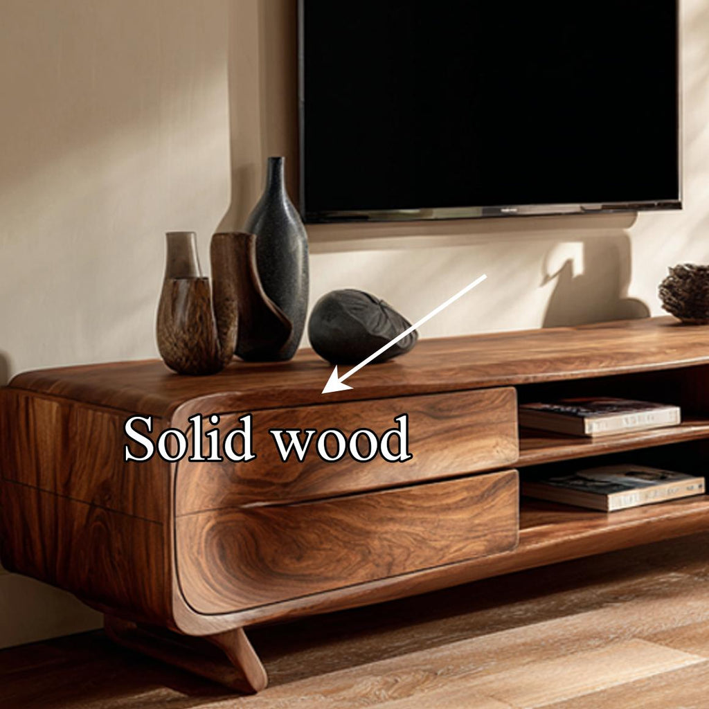 Mid Century Modern TV Cabinet Artistic Design Living Room