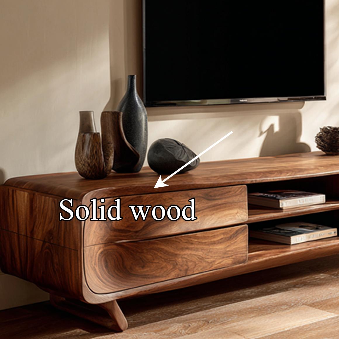 Mid Century Modern TV Cabinet Artistic Design Living Room
