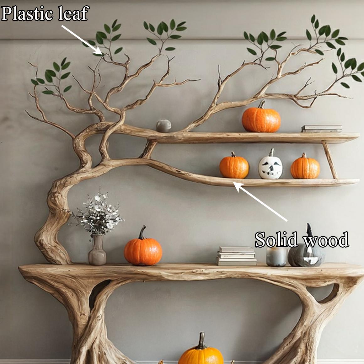 Rustic Tree Console Table, Handcrafted Wood Branch Entryway Table, Spooky Gothic Accent Hallway Sofa Furniture