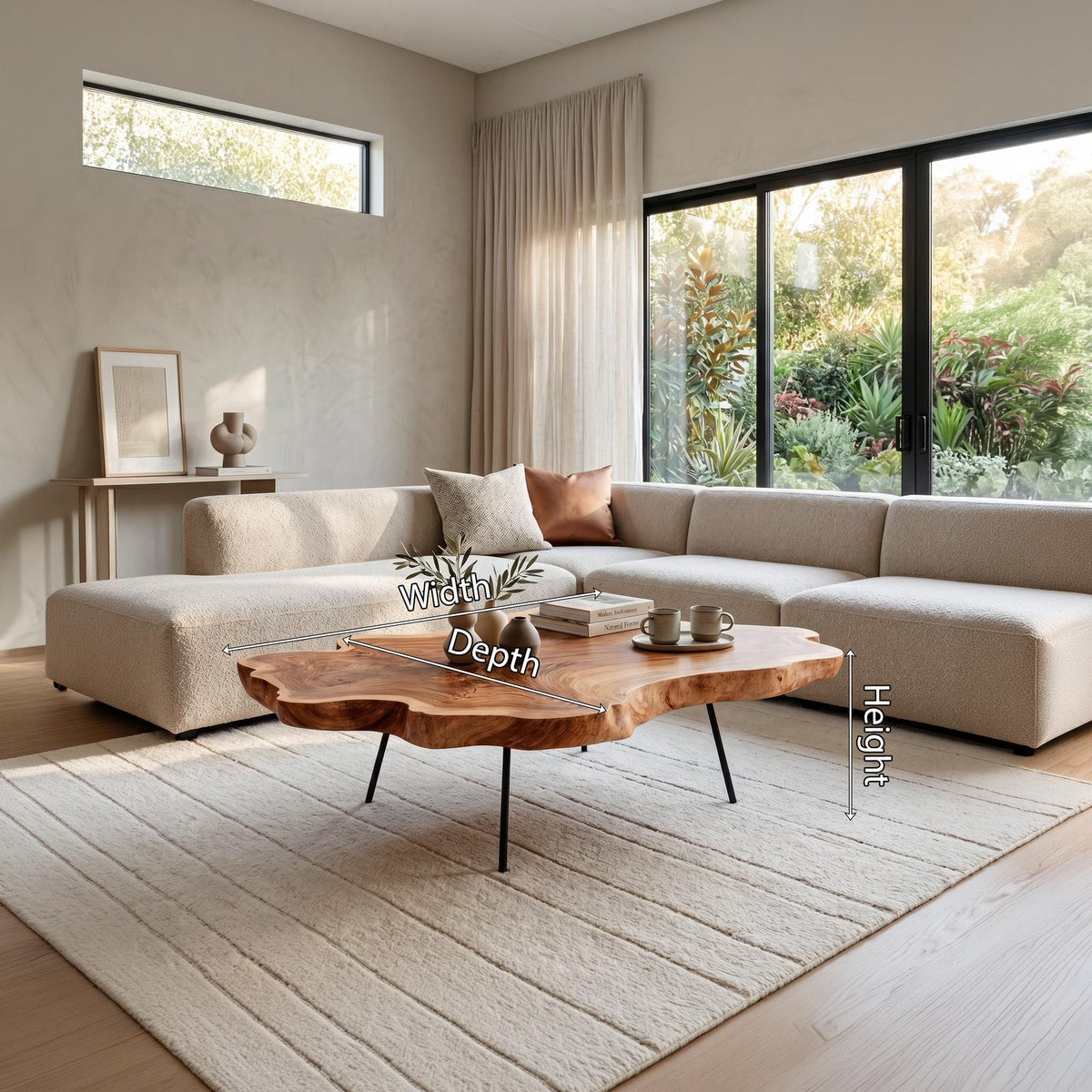 Mid Century Coffee Table For Elegant Room Setting SILDTTNCF024