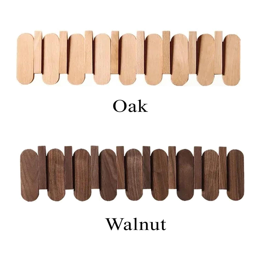 Solid Wood Piano Coat Rack