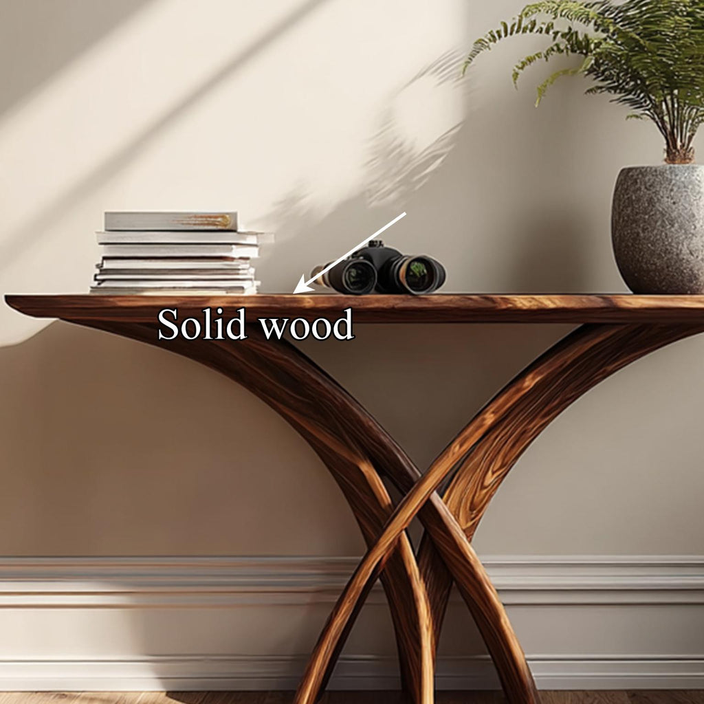 Rustic Wall Console Table Entryway
