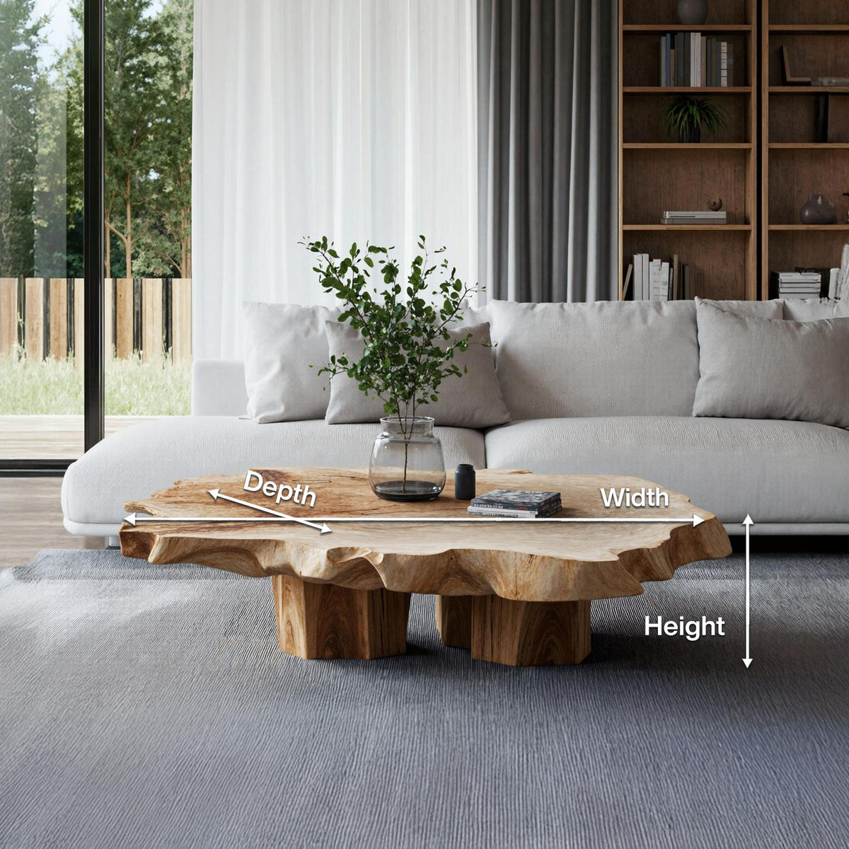 Handcrafted Coffee Table For Unique Living Room SILDTTRCF006