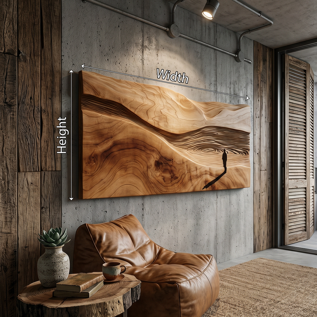 Artisan Fishing Boat Wood Wall Art, Contemporary Organic Wooden Coastal Wall Decor for Beach House & Living Room