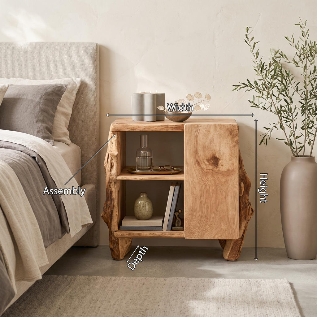 Rustic Side Cabinet For Bedroom Furniture Solutions SILDTTNNS008