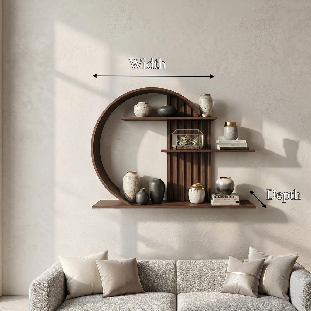 Modern Zen Wall Decor Shelf Living Room And Harmony Room