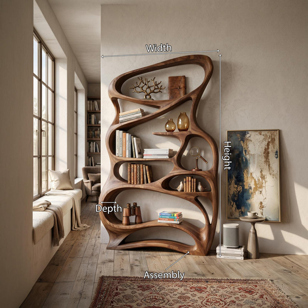 Contemporary Reading Shelf For Peaceful Reading Corner SILDTTNBS050