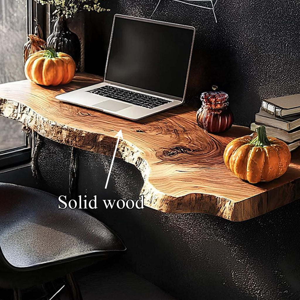 Rustic Halloween Floating Desk Shelf Living Room