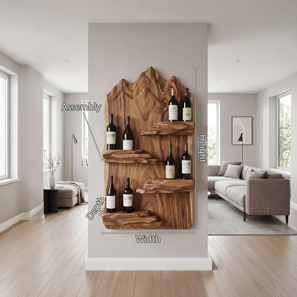 Contemporary Landscape Bottle Holder For Modern Interior SILDTTNWH038
