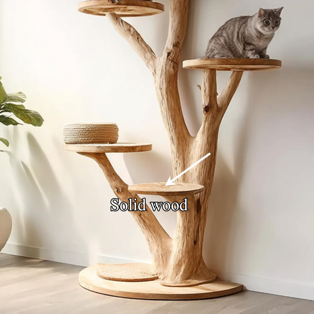 Rustic Tree Cat Tower Modern Living Room SINLSATT024
