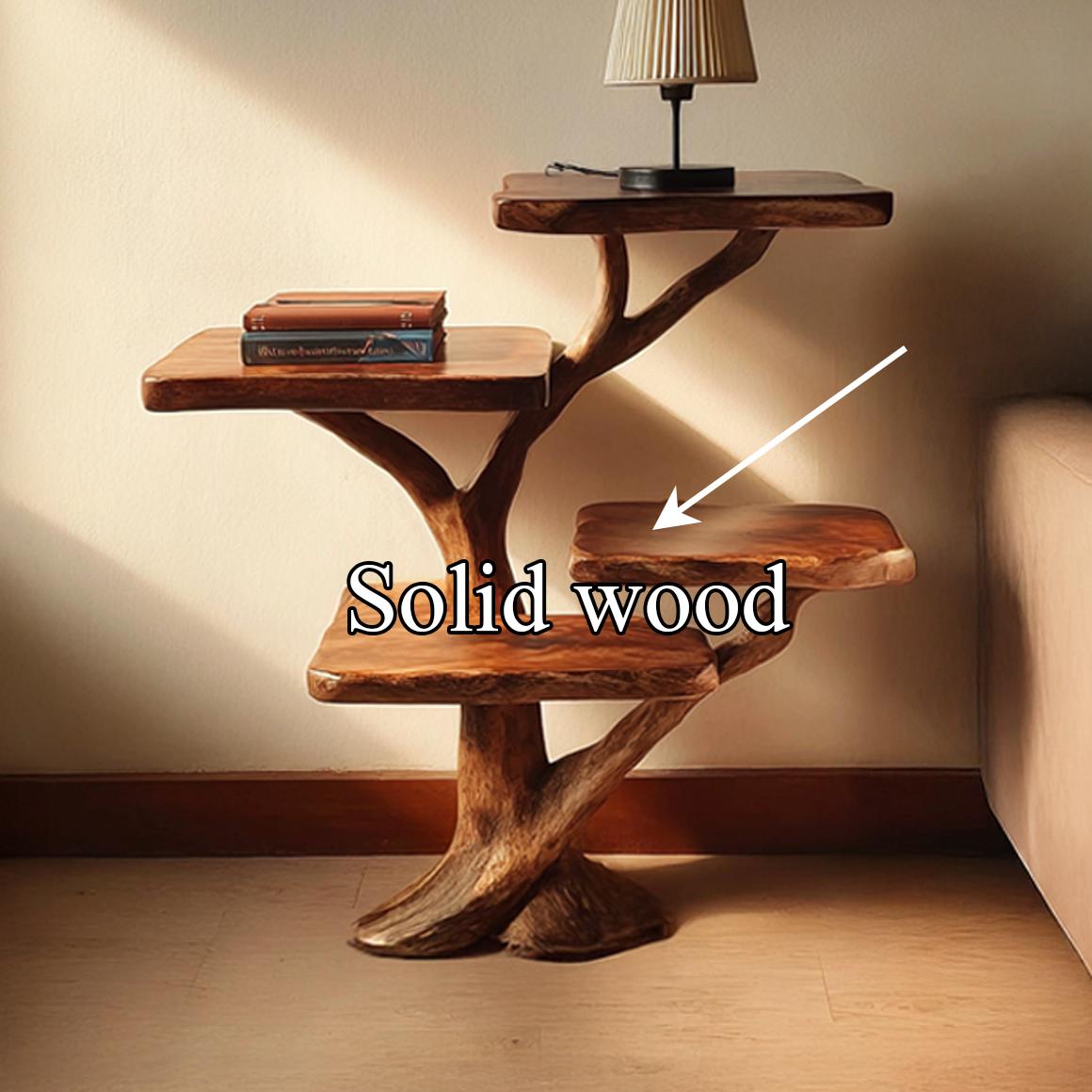Rustic Tree Nightstand Bedroom And Living Room