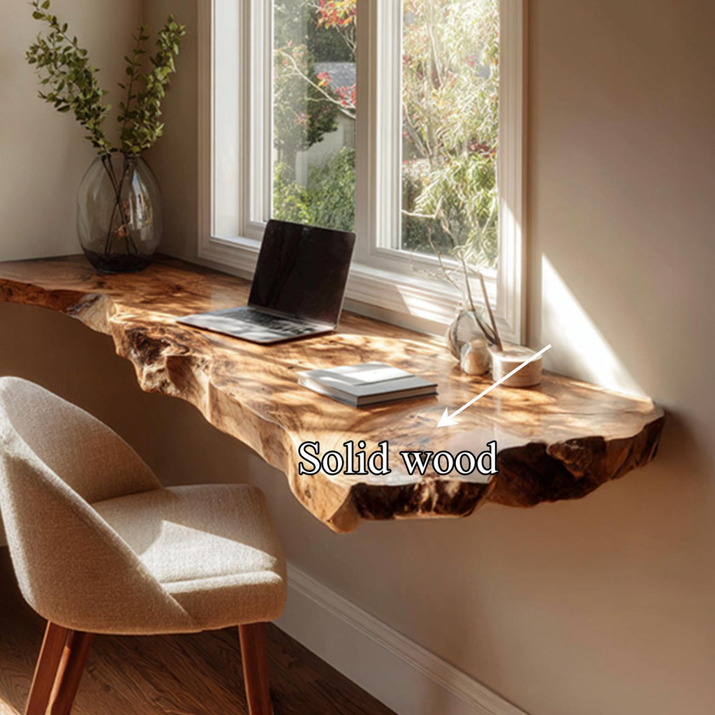 Mid Century Floating Desk Small Office