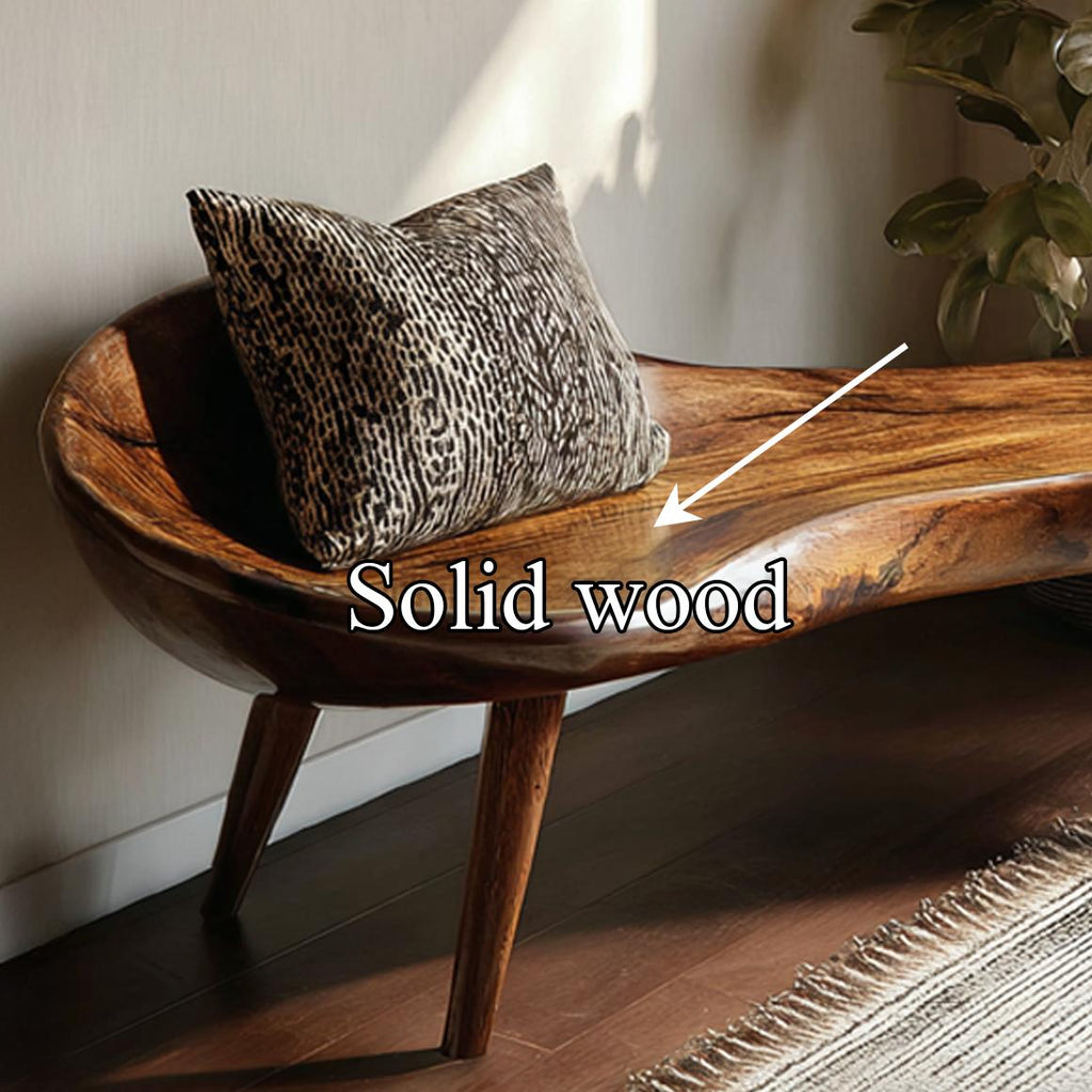 Rustic Wooden Bench Living Room Entryway