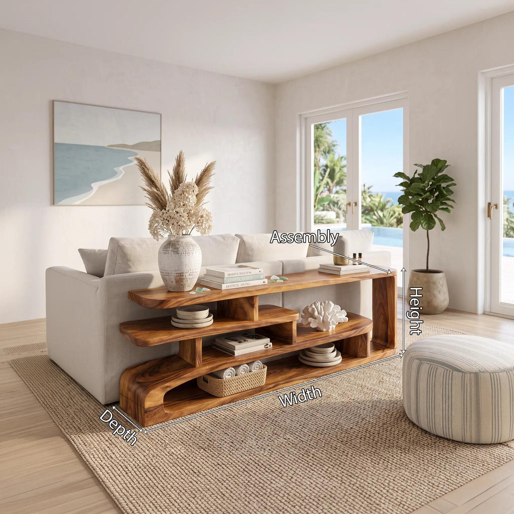 Contemporary Layered Console Table For Modern Hallway SILDTTNCS169