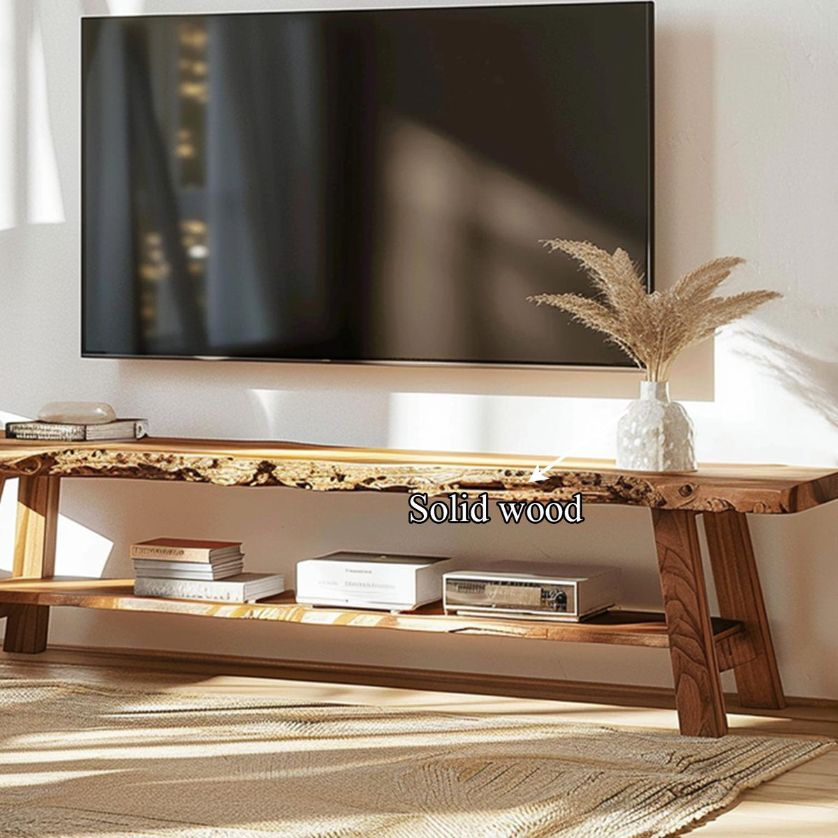Rustic TV Console Living Room
