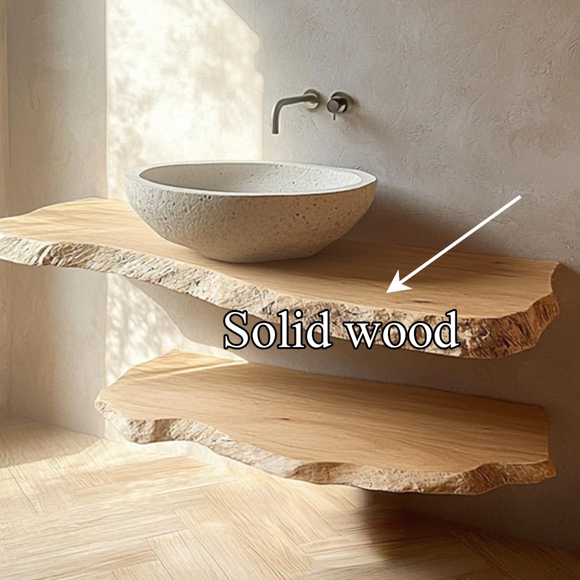 Rustic Floating Shelf Vanity Bathroom SINLSABRV178