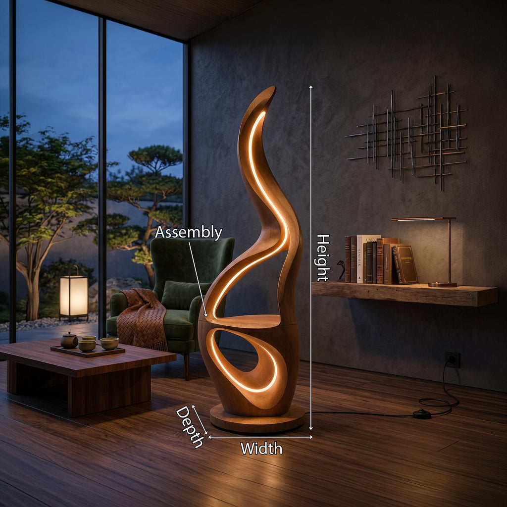 Contemporary Ring Lamp With Table For Lounge SILDTTNLAM020