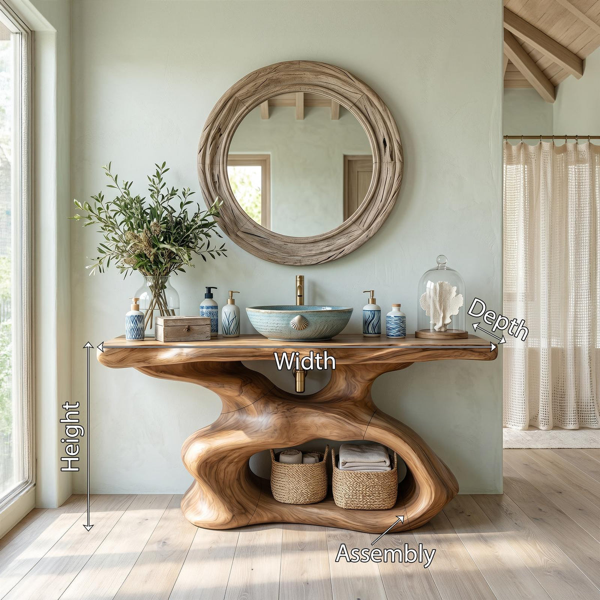 Farmhouse Vanity For Traditional Bathroom Furniture