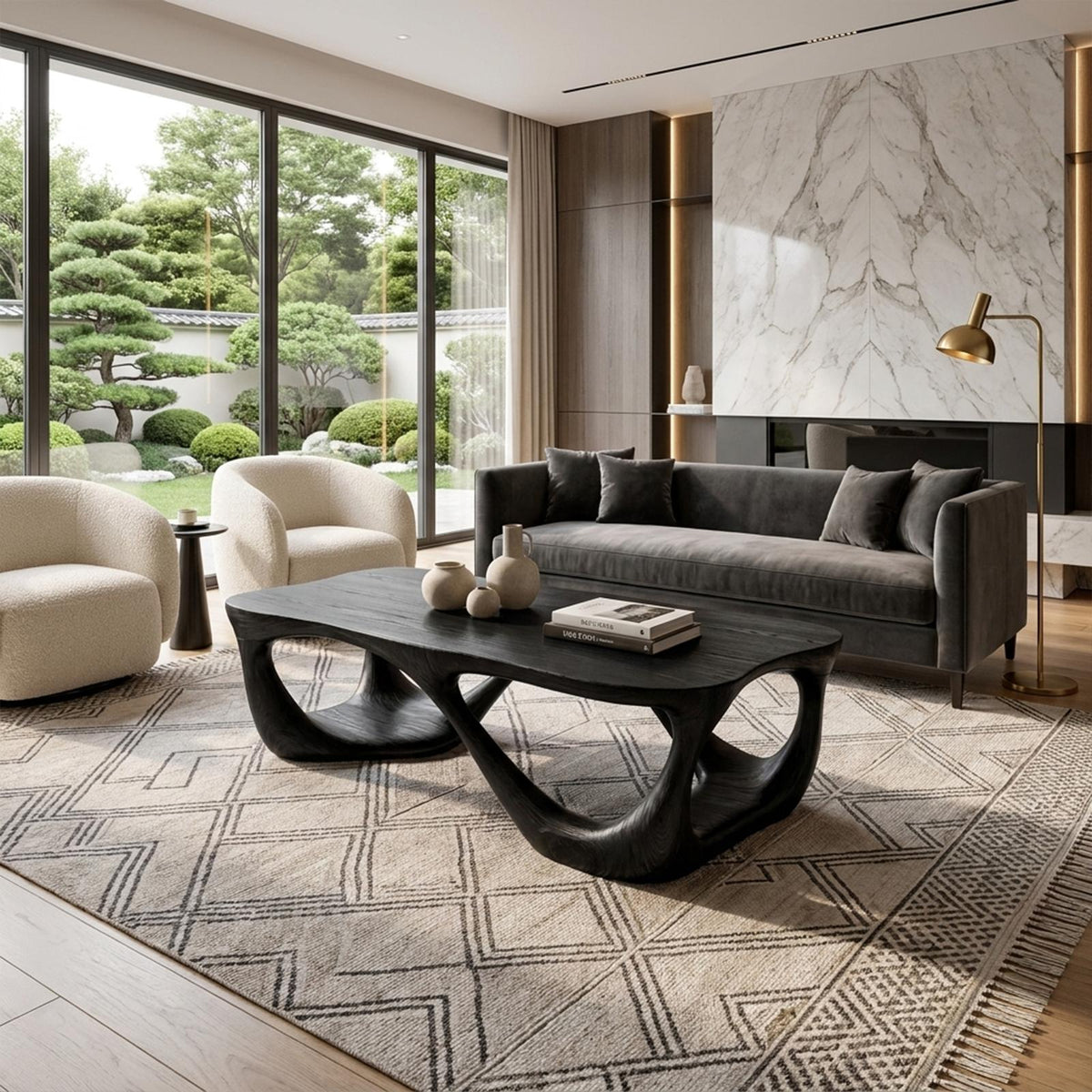 Mid Century Coffee Table Accent Living Room