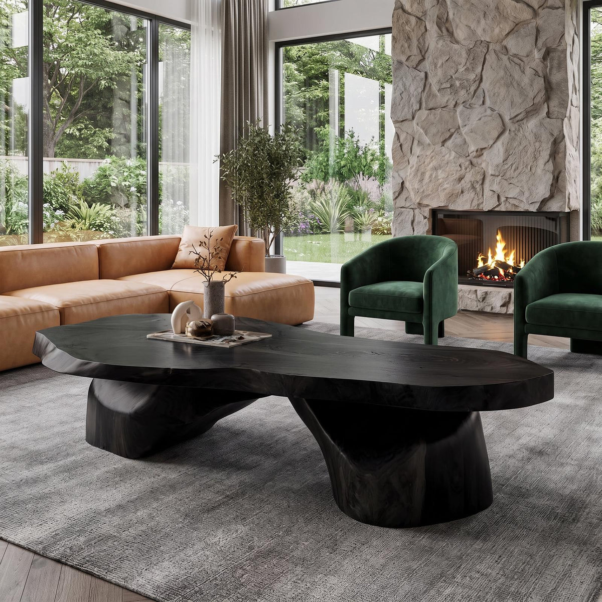 Organic Coffee Table With Sculptural Tree Root Design For Living Room And Lounge SINLKICF425