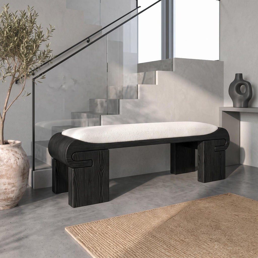 Modern Bench With Low Profile Design For Dressing Room SINLSABEN148