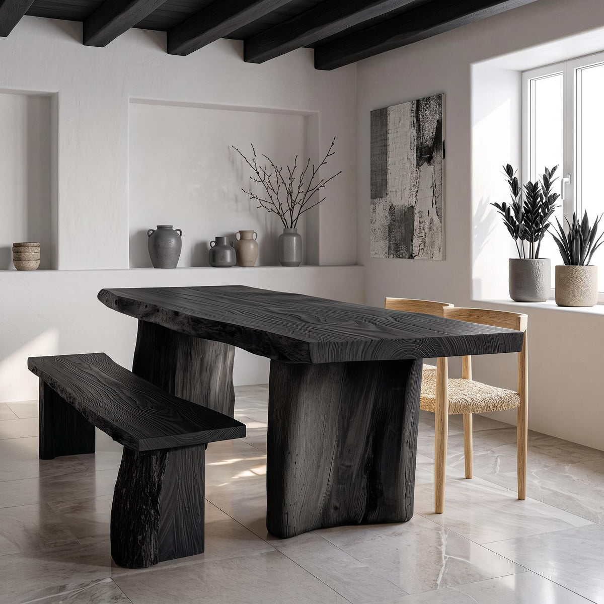 Custom Dining Table Walnut Wood Farmhouse Gift